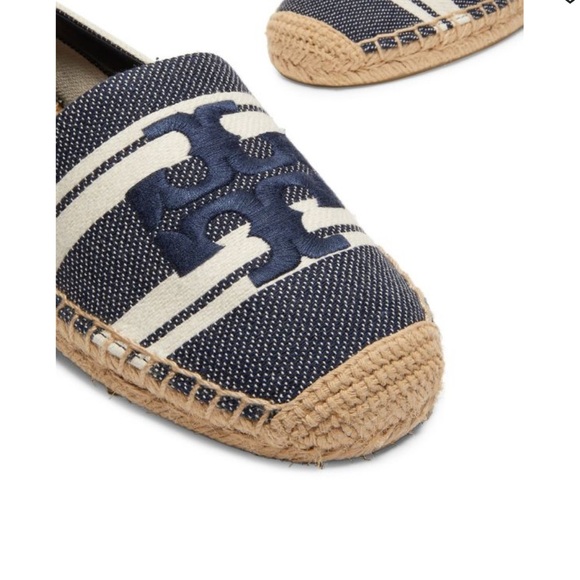 NIB 🆕 Tory Burch 🆕 Blue and White Espadrilles - Picture 5 of 6